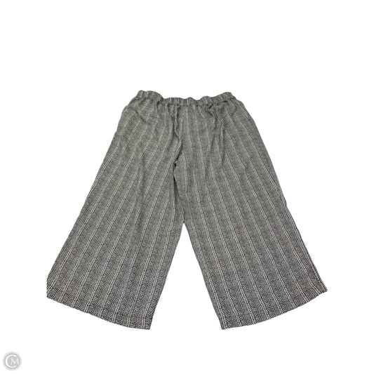 Pants Cropped By Croft And Barrow In Black & White, Size: 18