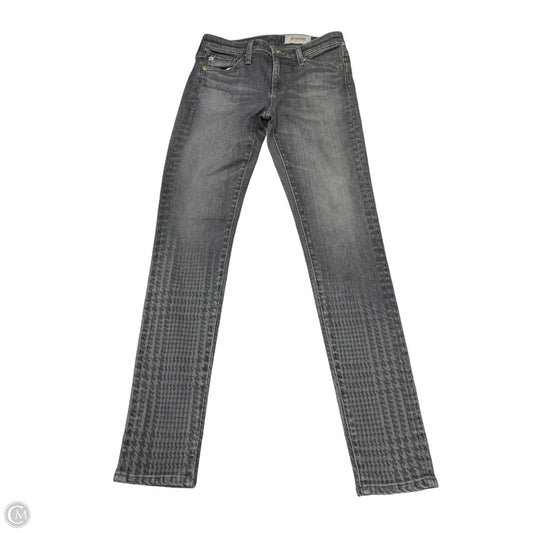 Jeans Skinny By Ag Jeans In Grey Denim, Size: 4