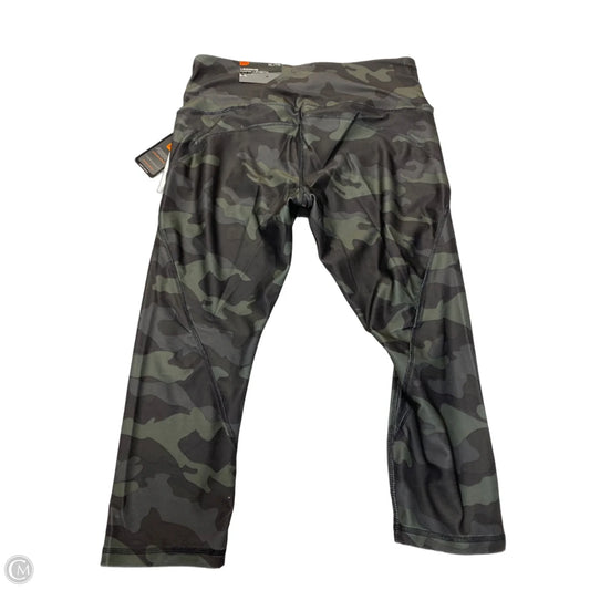 Athletic Leggings Capris By Rbx In Camouflage Print, Size: Xl