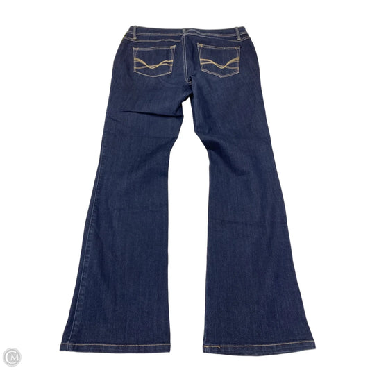 Jeans Flared By Roz And Ali In Blue, Size: 10