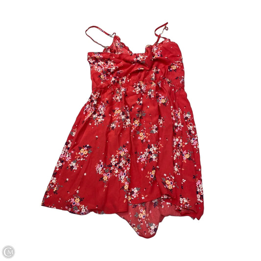 Dress Casual Short By Socialite In Floral Print, Size: Xl