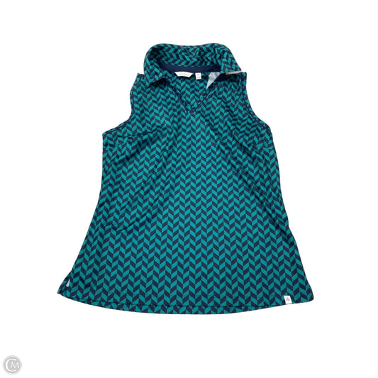 Top 2pc Sleeveless By Lady Hagen In Green, Size: M