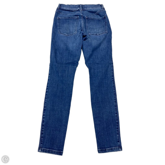 Jeans Skinny By Express In Blue Denim, Size: 4