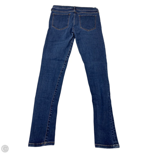 Jeans Skinny By Banana Republic In Blue Denim, Size: 8