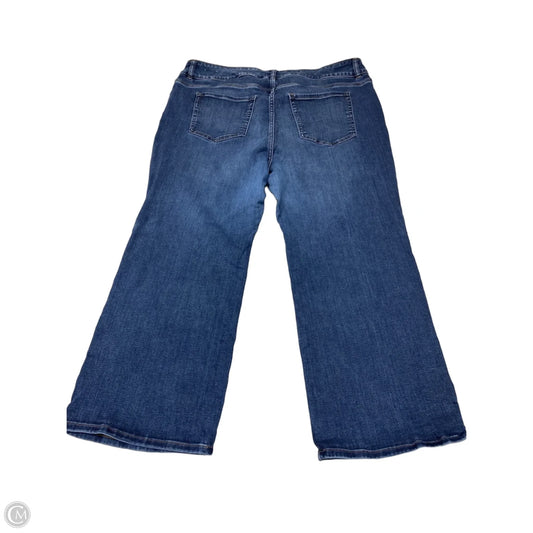 Jeans Flared By Lane Bryant In Blue Denim, Size: 24