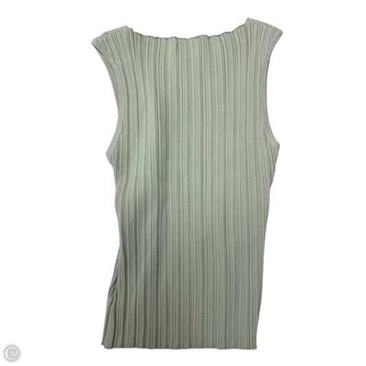 Top Sleeveless By Miou Muse In Green, Size: M