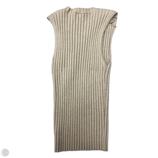 Sweater Short Sleeve By Greylin In Beige, Size: M
