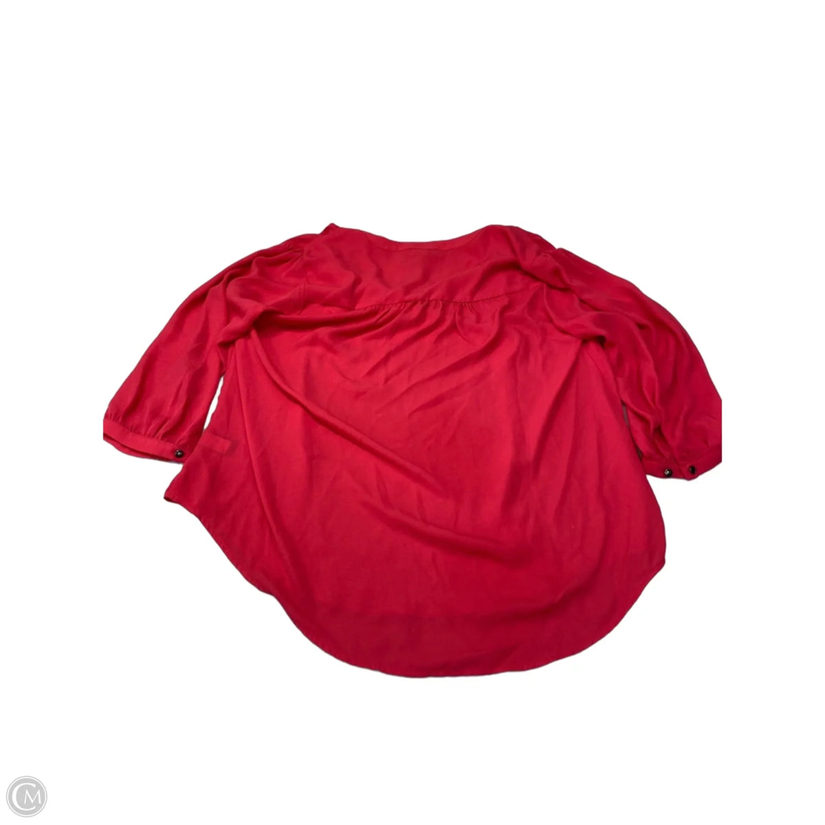 Blouse Long Sleeve By Torrid In Red, Size: M