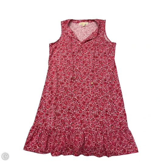 Dress Casual Short By Michael By Michael Kors In Pink & Red, Size: M