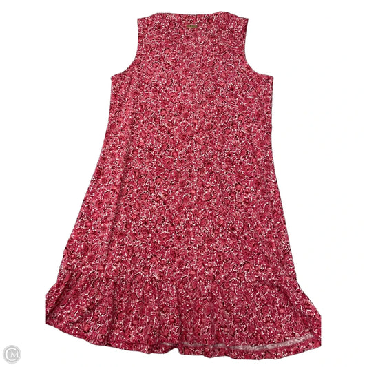 Dress Casual Short By Michael By Michael Kors In Pink & Red, Size: M