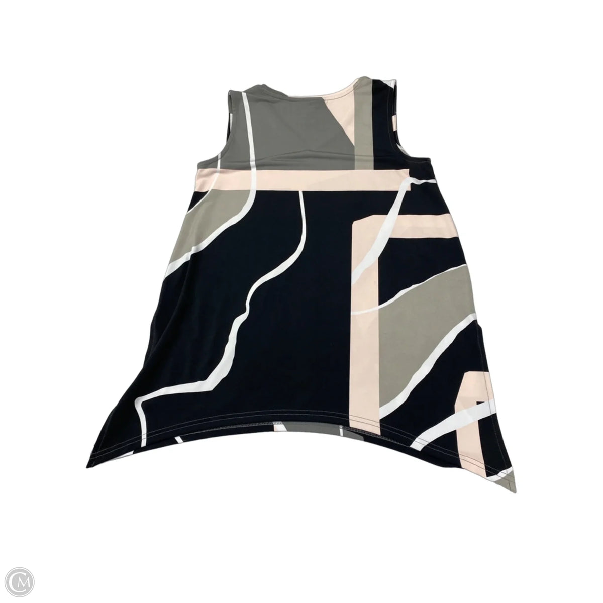 Tunic Sleeveless By Alfani In Geometric Pattern, Size: S