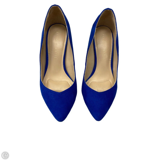 Shoes Heels Stiletto By Kelly And Katie In Blue, Size: 7