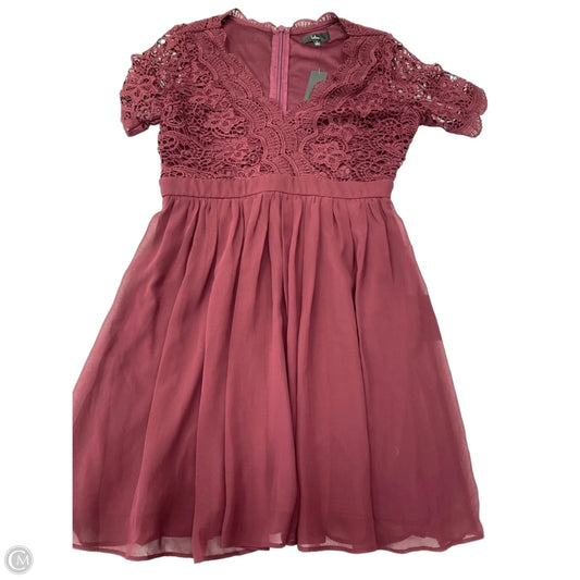 Dress Casual Short By Lulus In Maroon, Size: L