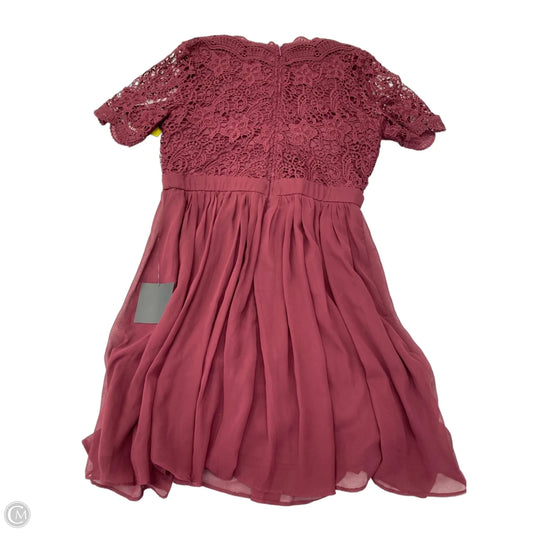 Dress Casual Short By Lulus In Maroon, Size: L