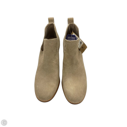 Shoes Heels Wedge By Toms In Tan, Size: 6.5