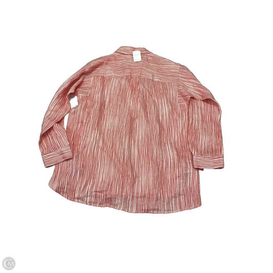Top Long Sleeve By J Mclaughlin In Striped Pattern, Size: S