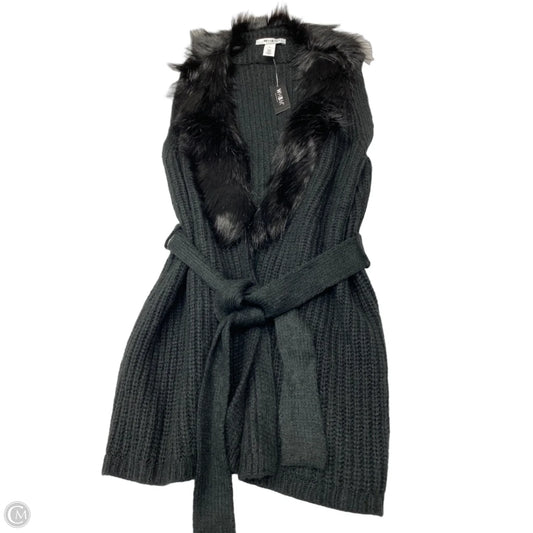 Vest Fleece By White House Black Market In Black, Size: L