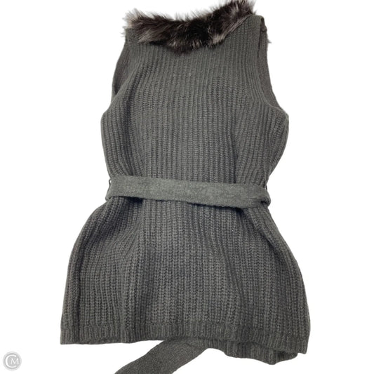 Vest Fleece By White House Black Market In Black, Size: L