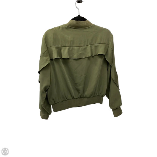 Jacket Shirt By Who What Wear In Green, Size: M