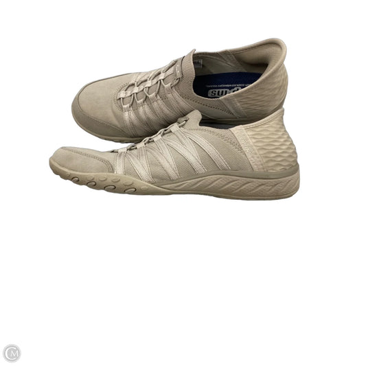 Shoes Sneakers By Skechers In Tan, Size: 9
