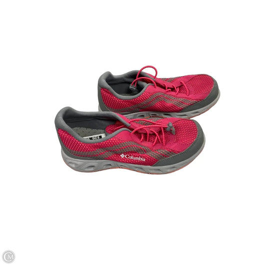 Shoes Athletic By Columbia In Grey & Pink, Size: 6