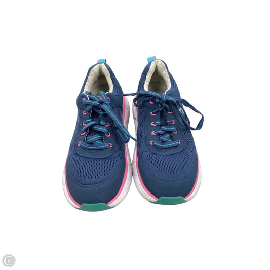 Shoes Athletic By Clothes Mentor In Blue & Pink, Size: 7.5
