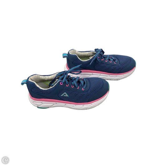 Shoes Athletic By Clothes Mentor In Blue & Pink, Size: 7.5