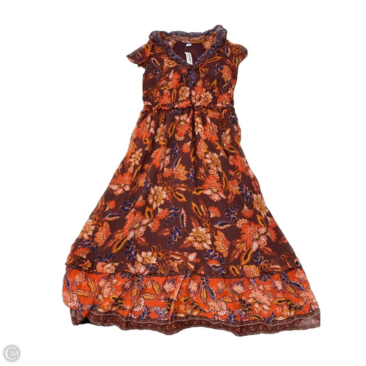 Dress Casual Maxi By Old Navy In Brown, Size: S