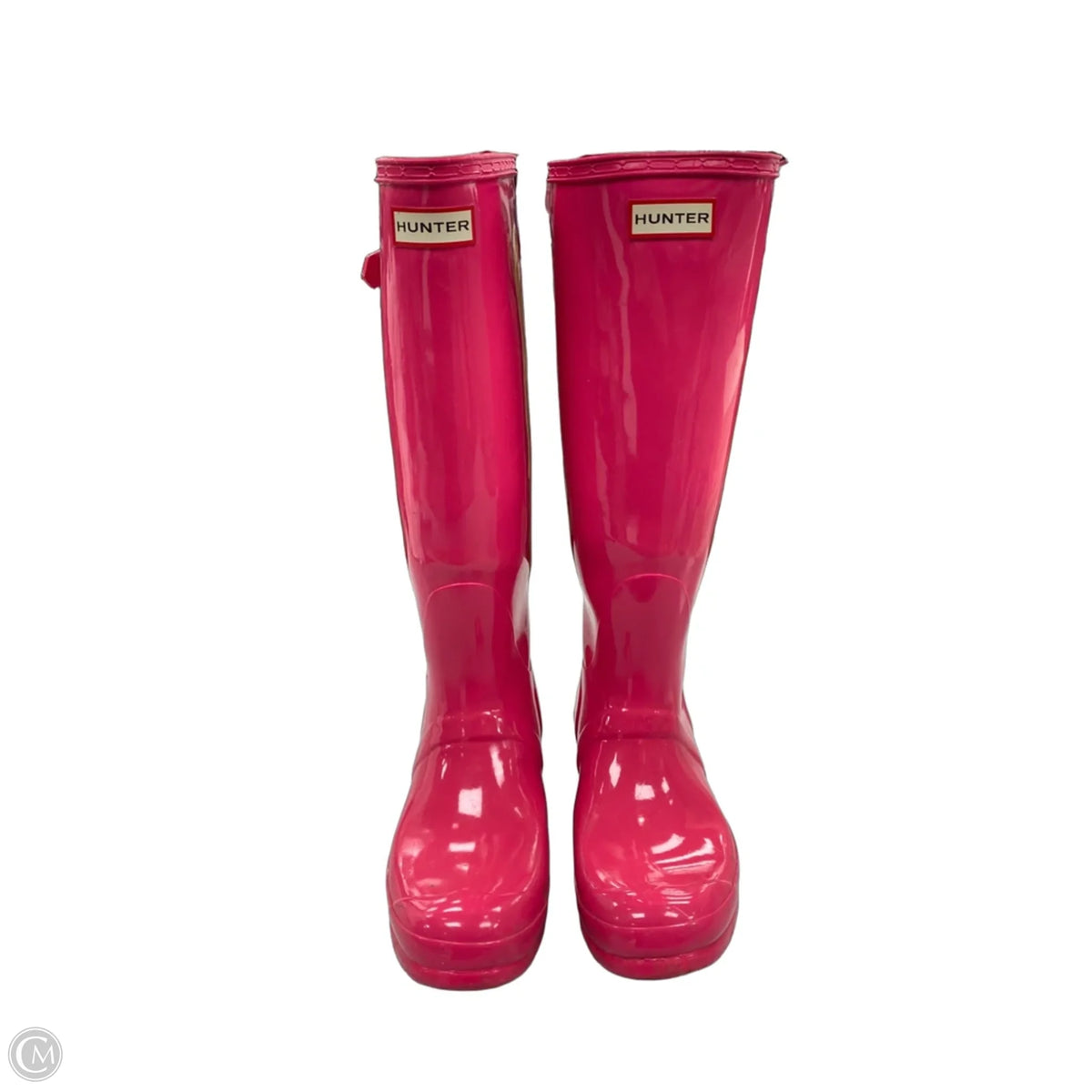 Boots Designer By Hunter In Pink, Size: 9