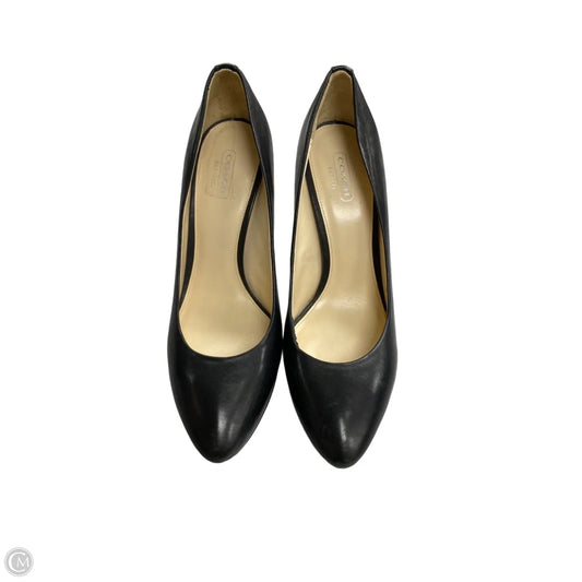 Shoes Designer By Coach In Black, Size: 9