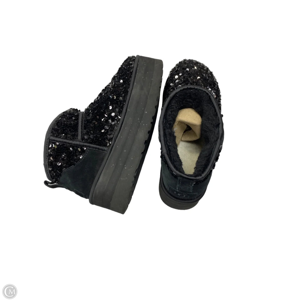 Boots Designer By Ugg In Black, Size: 9