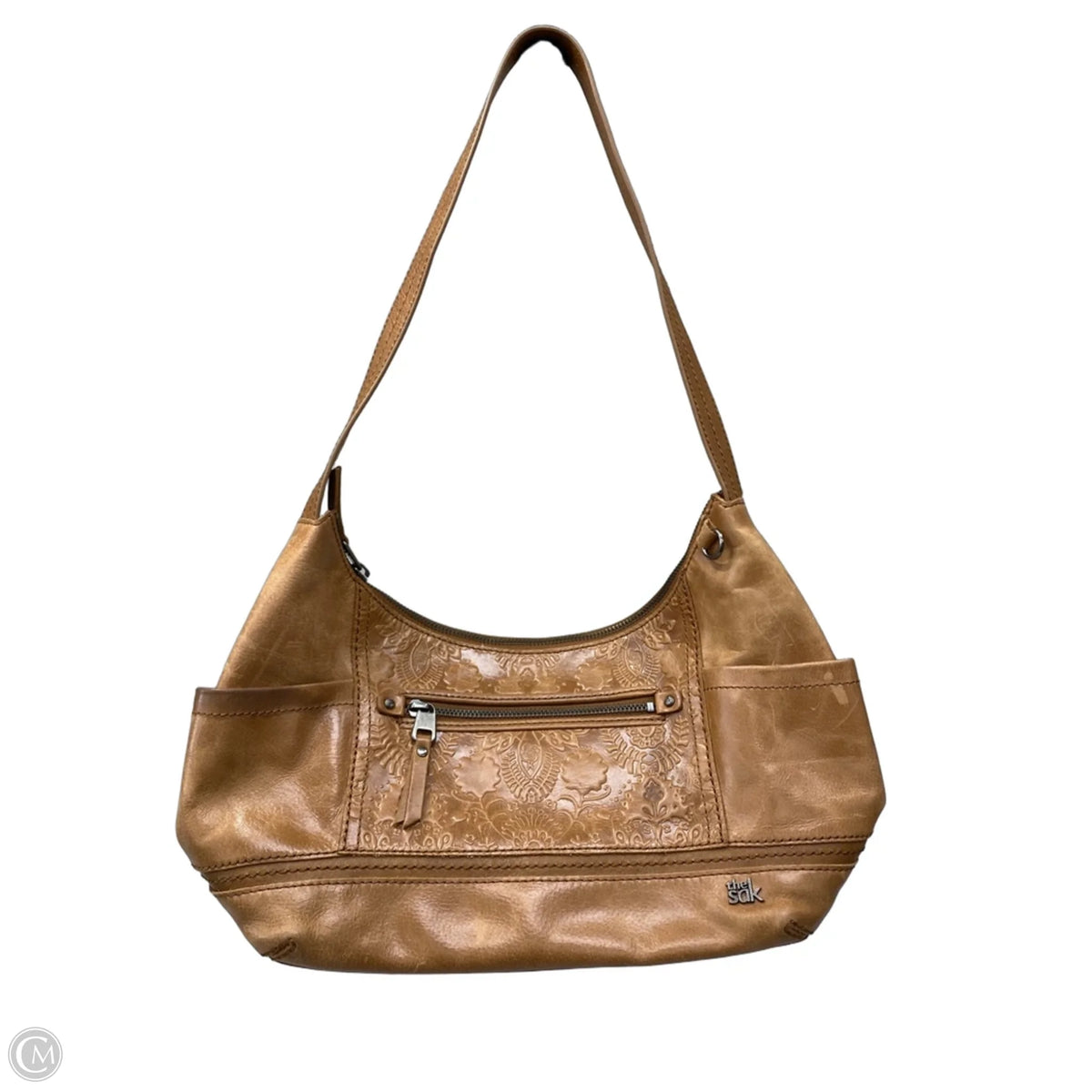Handbag Leather By The Sak, Size: Medium