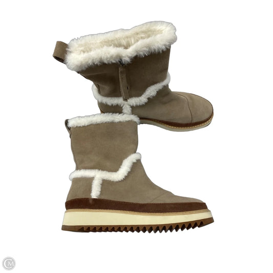 Boots Ankle Flats By Toms In Beige, Size: 7