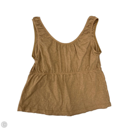 Top Sleeveless By American Eagle In Tan, Size: S