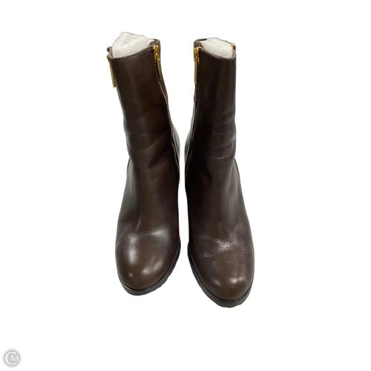 Boots Designer By Michael Kors In Brown, Size: 6