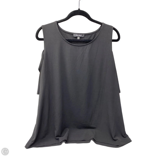 Top Short Sleeve By Nine West In Black, Size: 2x