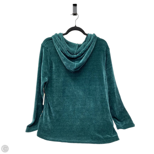 Sweatshirt Hoodie By Clothes Mentor In Green, Size: Xl