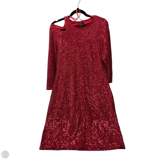Dress Party Short By Jm Collections In Red, Size: L