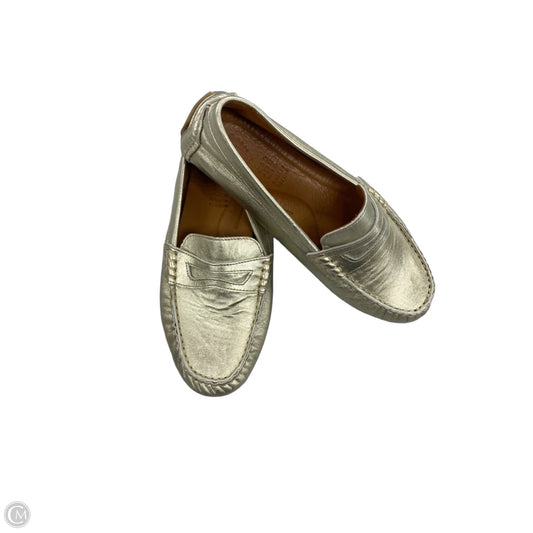 Shoes Flats By Spring Step In Gold, Size: 9.5