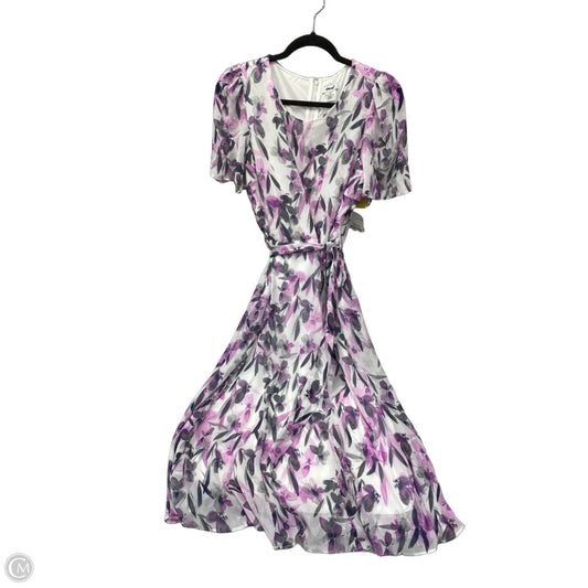 Dress Casual Maxi By Dkny In Floral Print, Size: L