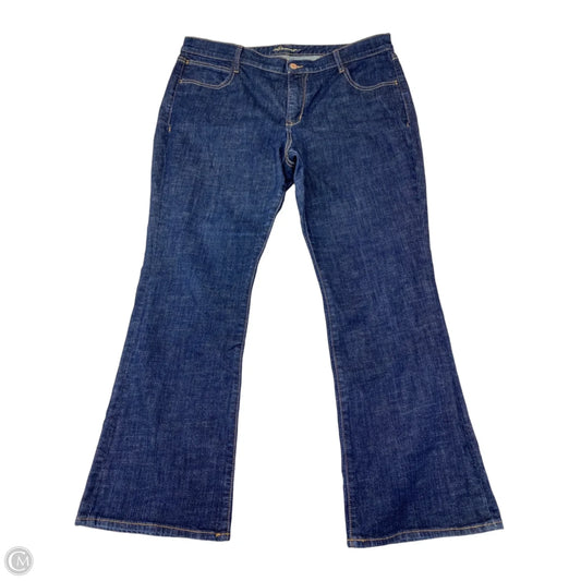 Jeans Flared By Old Navy In Blue Denim, Size: 16