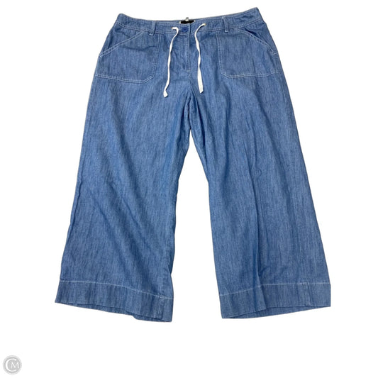 Pants Wide Leg By Jones New York In Blue, Size: 18