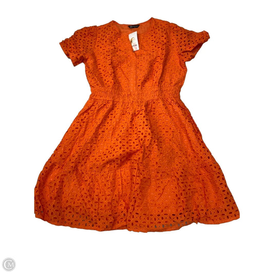 Dress Casual Short By Prettygarden In Orange, Size: M