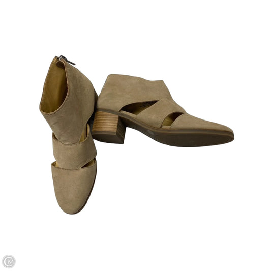 Shoes Heels Block By Lucky Brand In Beige, Size: 5.5
