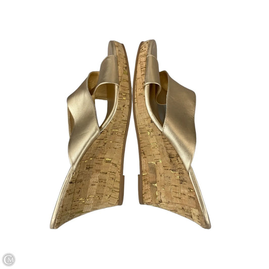 Shoes Designer By Lilly Pulitzer In Gold, Size: 10