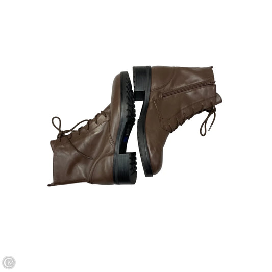 Boots Ankle Flats By Aldo In Brown, Size: 8