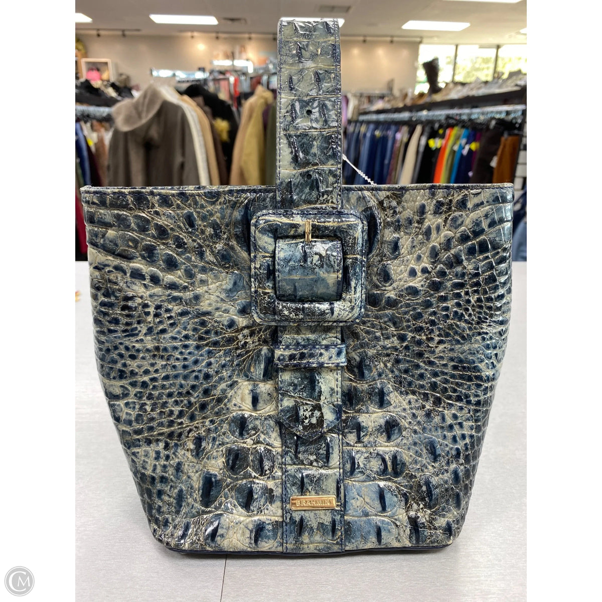 Tote Designer By Brahmin, Size: Small