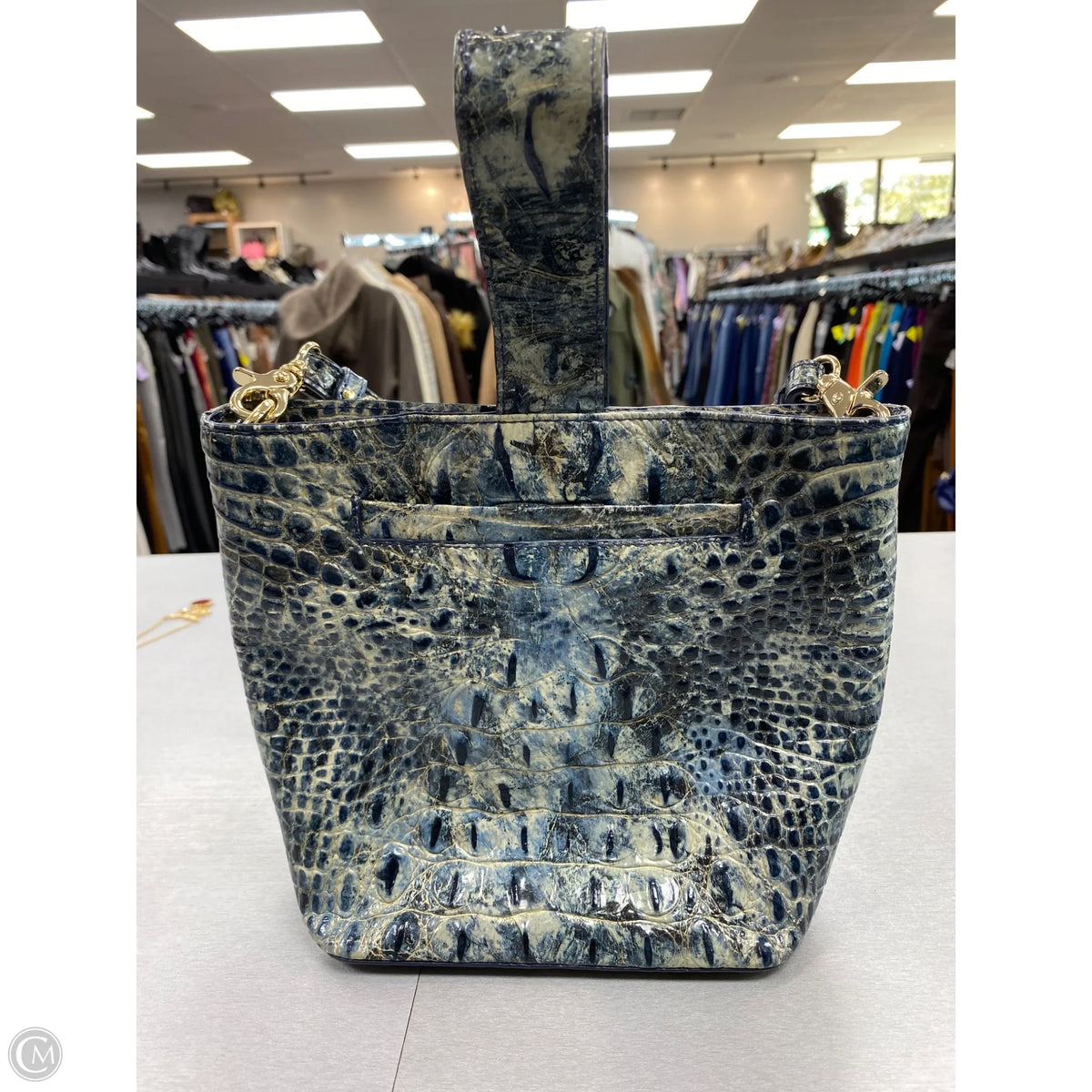 Tote Designer By Brahmin, Size: Small
