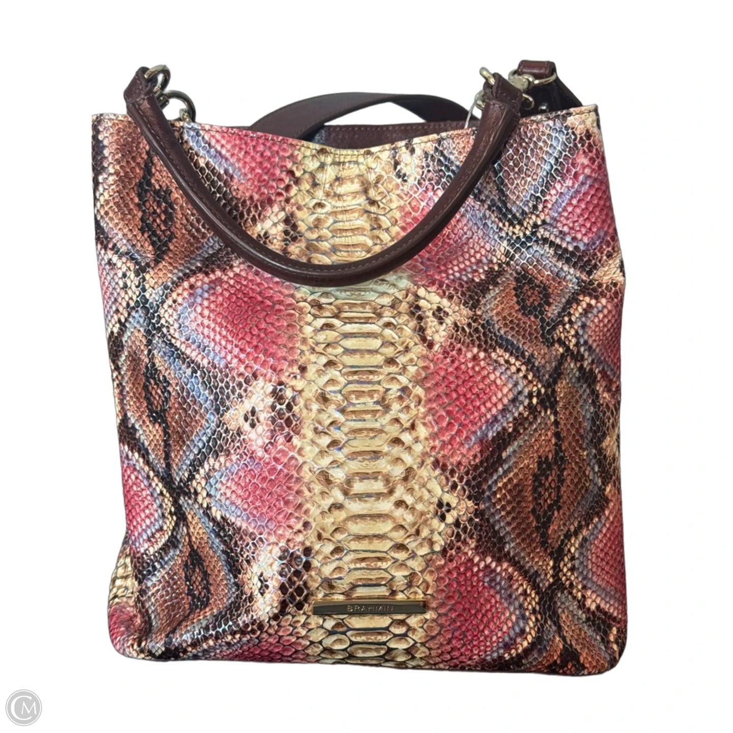 Tote Designer By Brahmin, Size: Medium