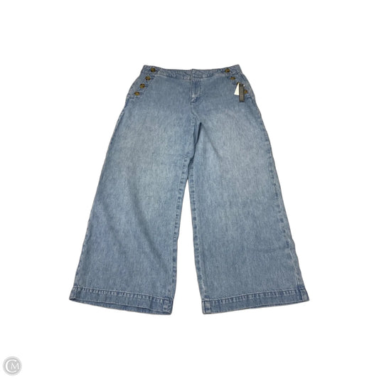 Jeans Wide Leg By Talbots In Blue, Size: 8p